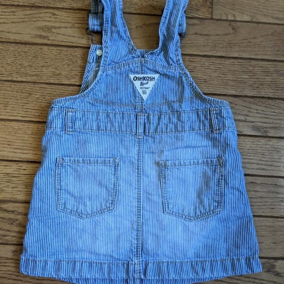 Oshkosh Striped Engineer Overall Dress - Picture 3 of 8
